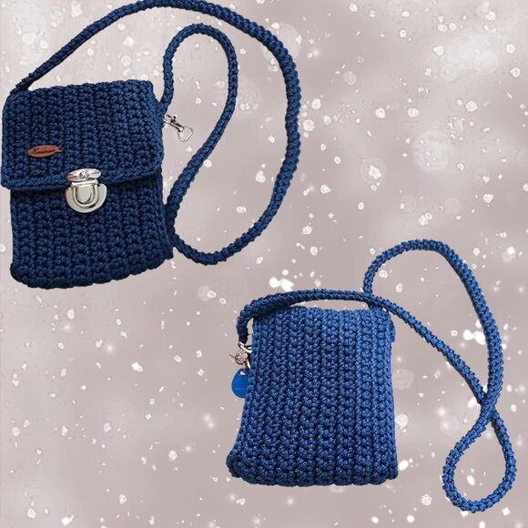 Versatile Lightweight Crochet Crossbody Bag – Ideal for Festivals & Outings - Picture 2 of 9